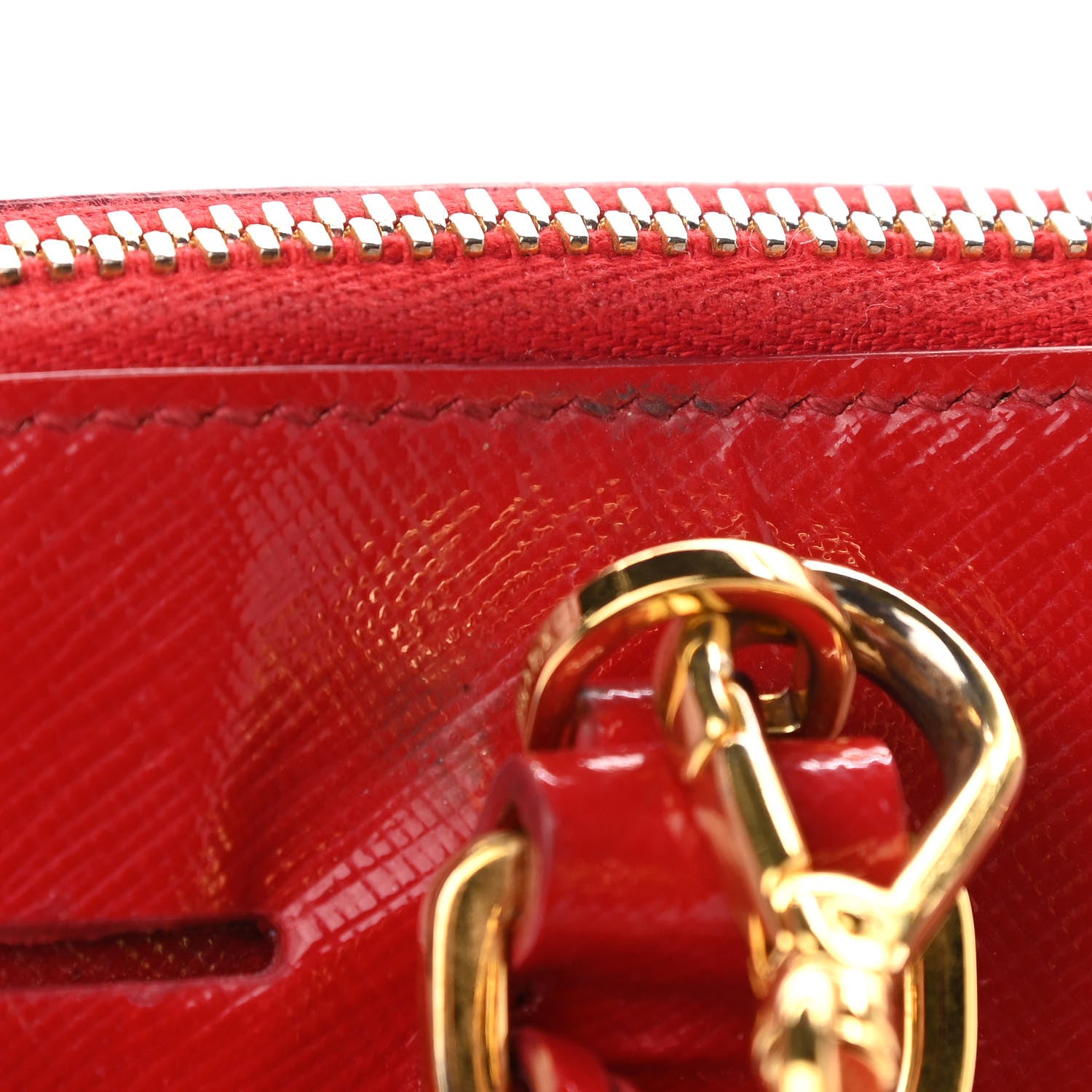 Prada Saffiano Vernice Medium Promenade Tote 10 of 12