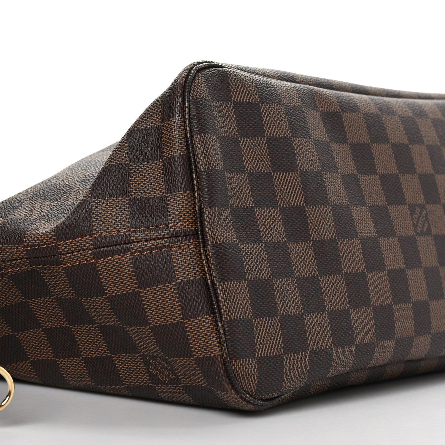 Louis Vuitton Damier Ebene Neo Neverfull MM Rose Ballerine 8 of 9