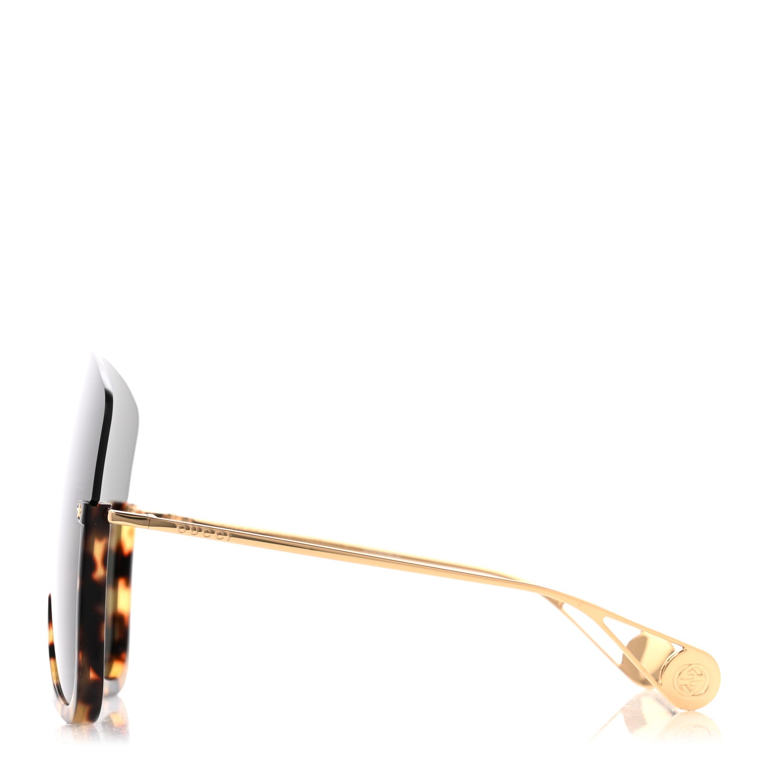 Gucci Acetate Oversized Aviator Sunglasses GG0540S Tortoise 3 of 7