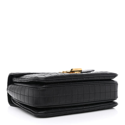 Celine Calfskin Quilted Medium C Bag Black 4 of 10