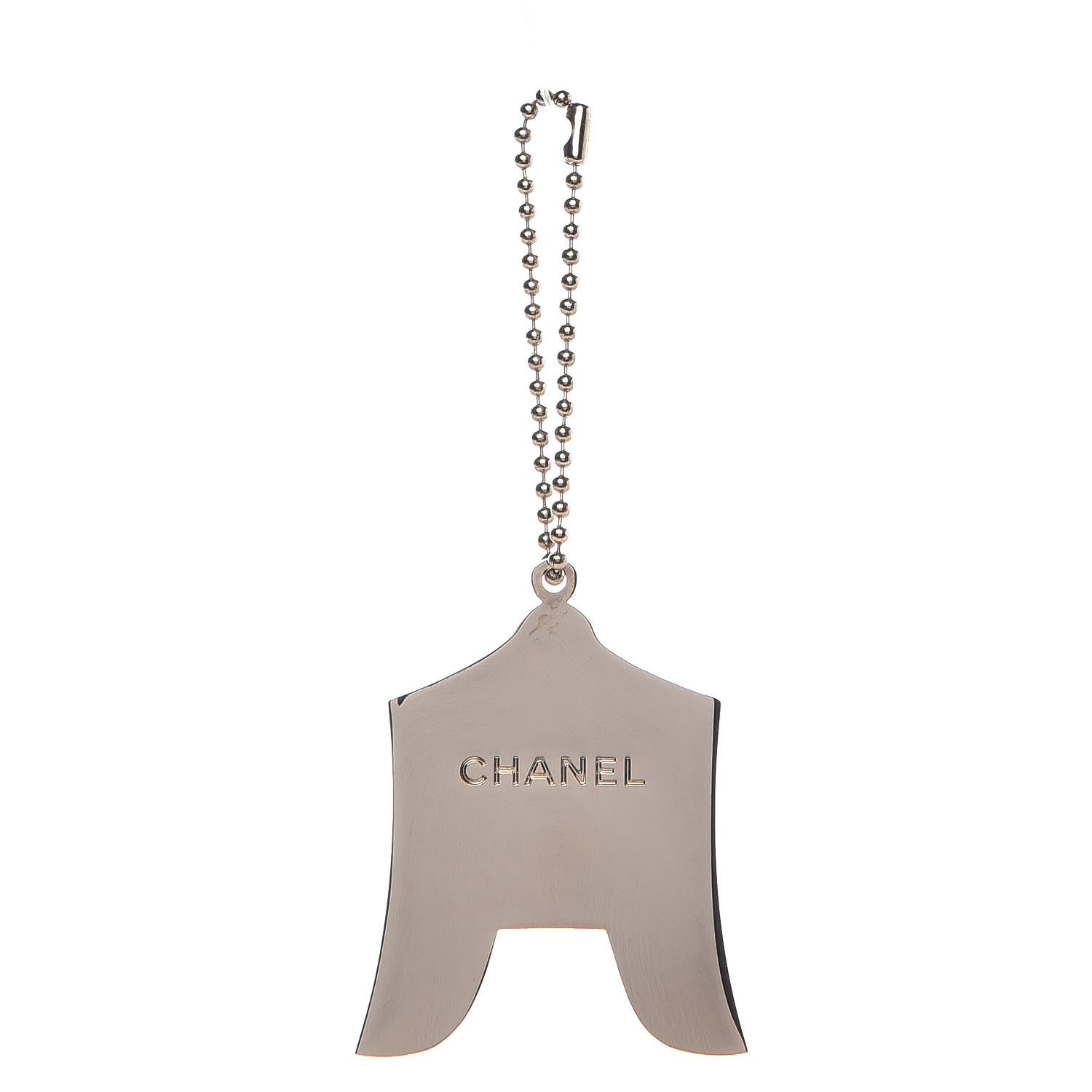 Chanel Enamel Circus Tent Bag Charm Pink Blue Silver 2 of 4