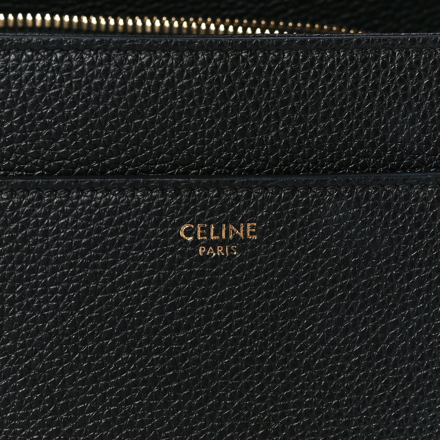 Grained Calfskin Classique 16 Top Handle Bag Black