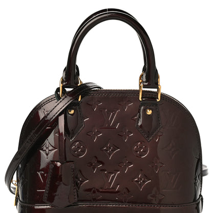 Louis Vuitton Vernis Alma BB Amarante 7 of 11