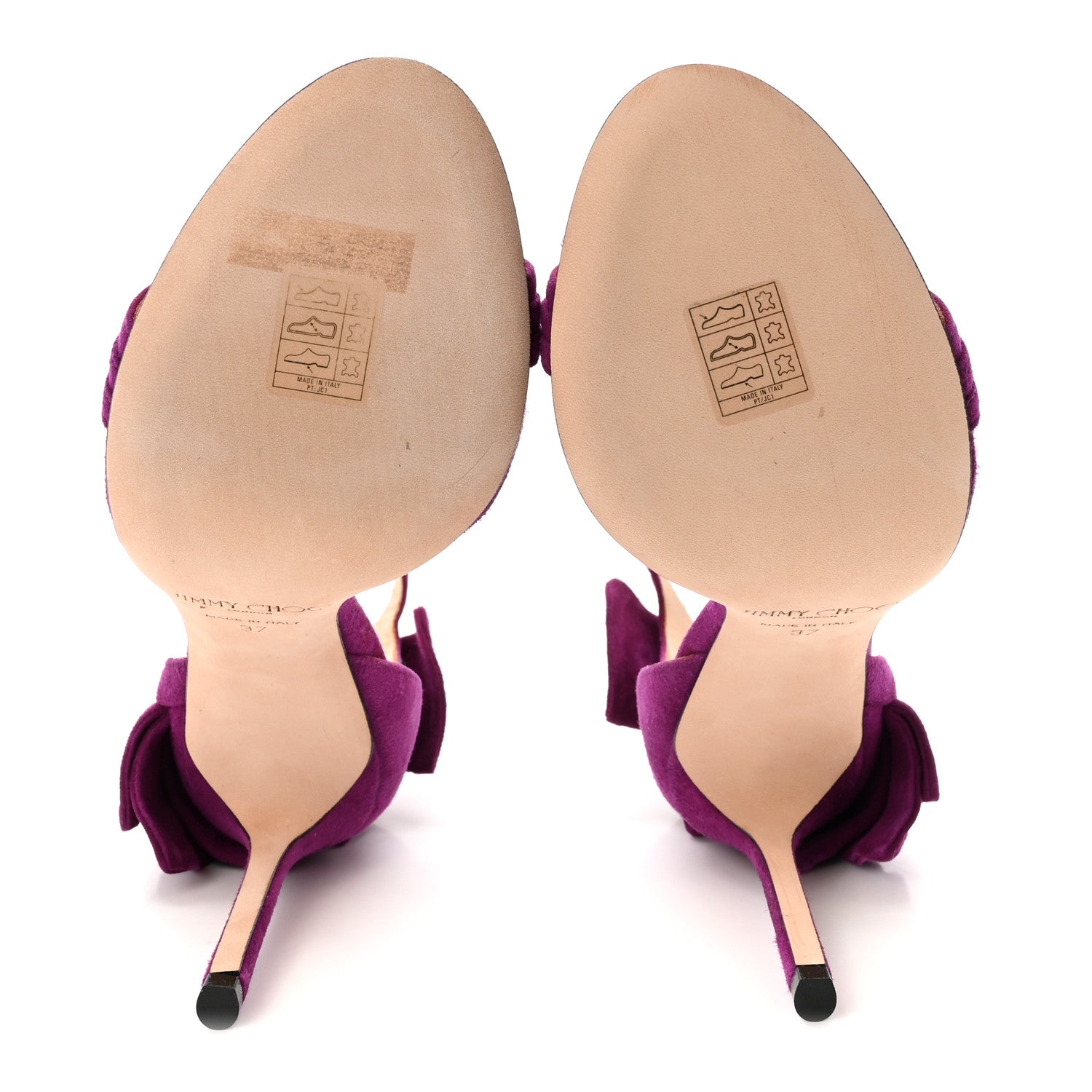 Jimmy Choo Suede Kerry 100 Sandals 37 Madeline 6 of 8