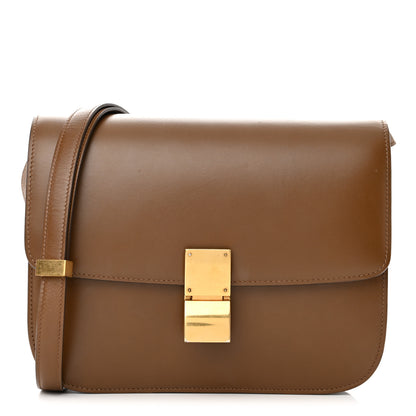 Celine Box Calfskin Medium Classic Box Flap Bag Camel 1 of 14