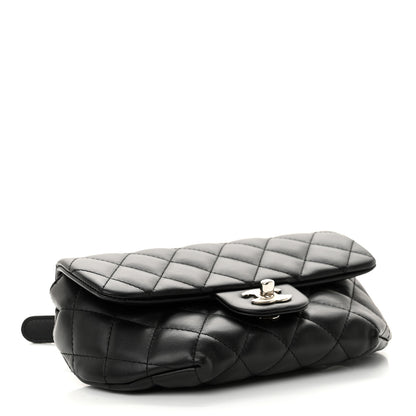 Chanel Calfskin Quilted CC Uniform Flap Belt Bag Black 4 of 11