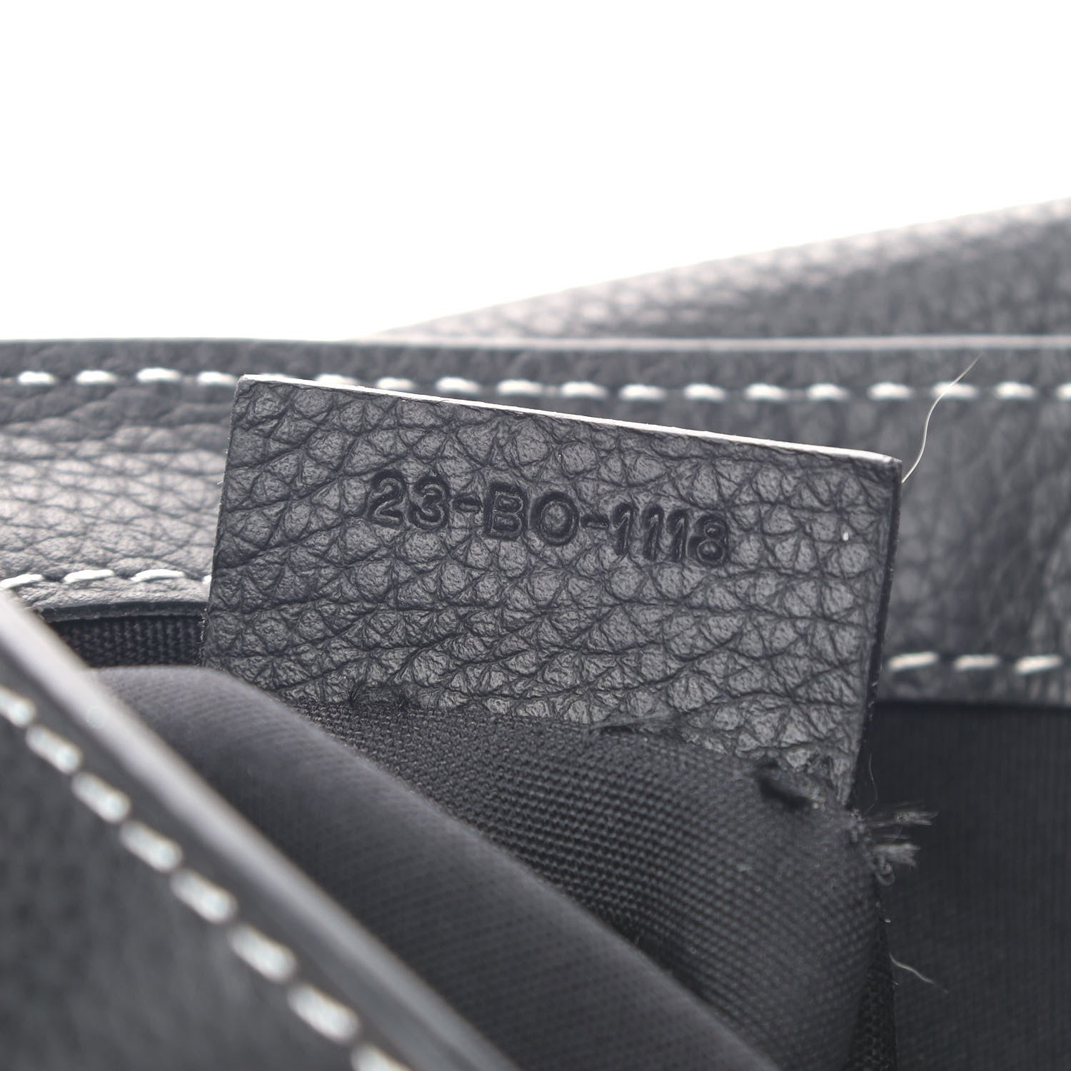 Christian Dior X KAWS Grained Calfskin Saddle Pouch Black 6 of 11