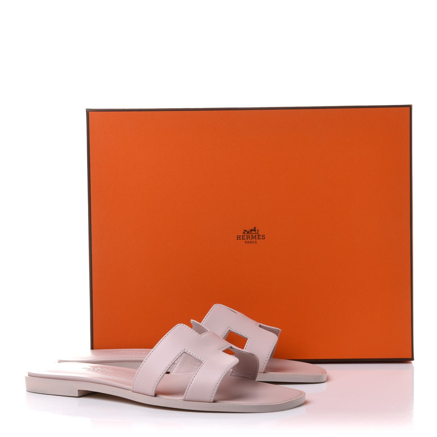 Calfskin Oran Sandals 36 Rose Petale