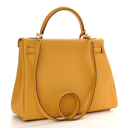Hermes Togo Kelly Retourne 32 Jaune Ambre 3 of 12