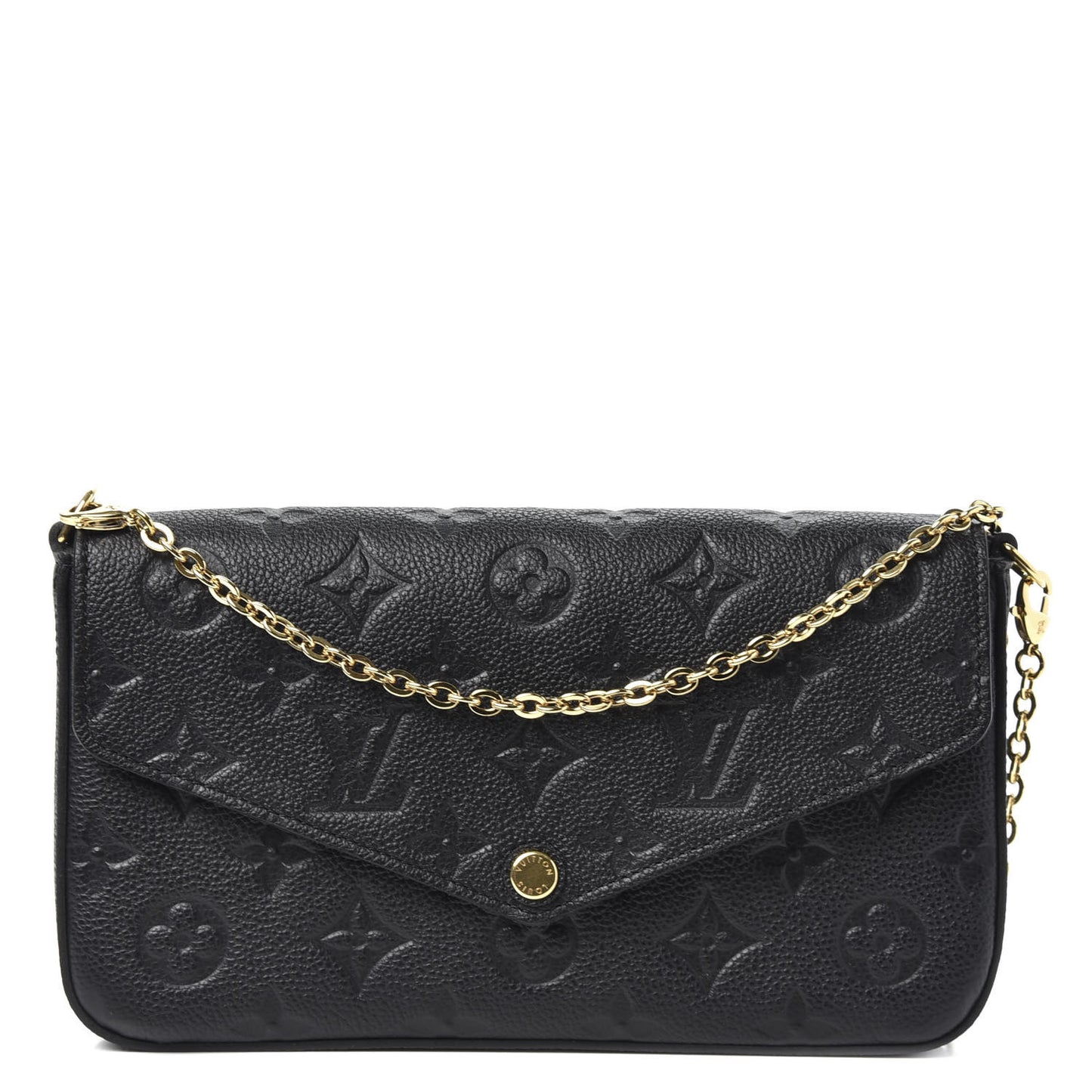 Empreinte Pochette Felicie Chain Wallet Black
