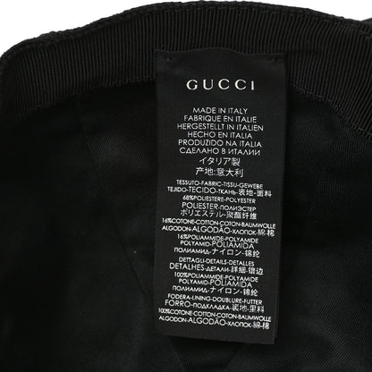Gucci Monogram Web Baseball Hat S Black 8 of 8