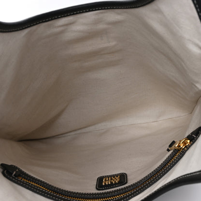 Miu Miu Nappa Ivy Bag Black 5 of 9