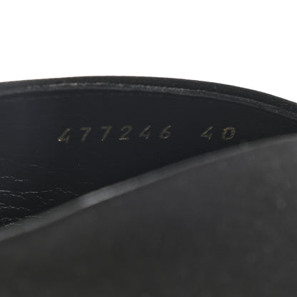 Balenciaga Satin Pointed Toe Knife Mules 40 Black 8 of 9