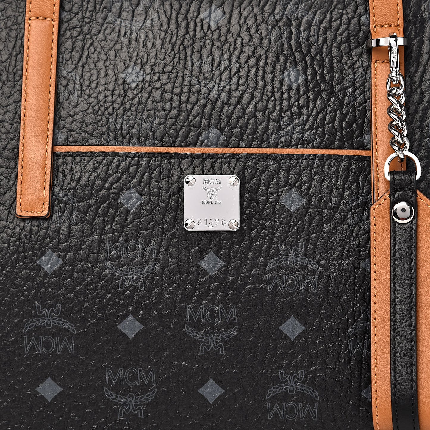 Visetos Medium Anya Shopper Tote Black