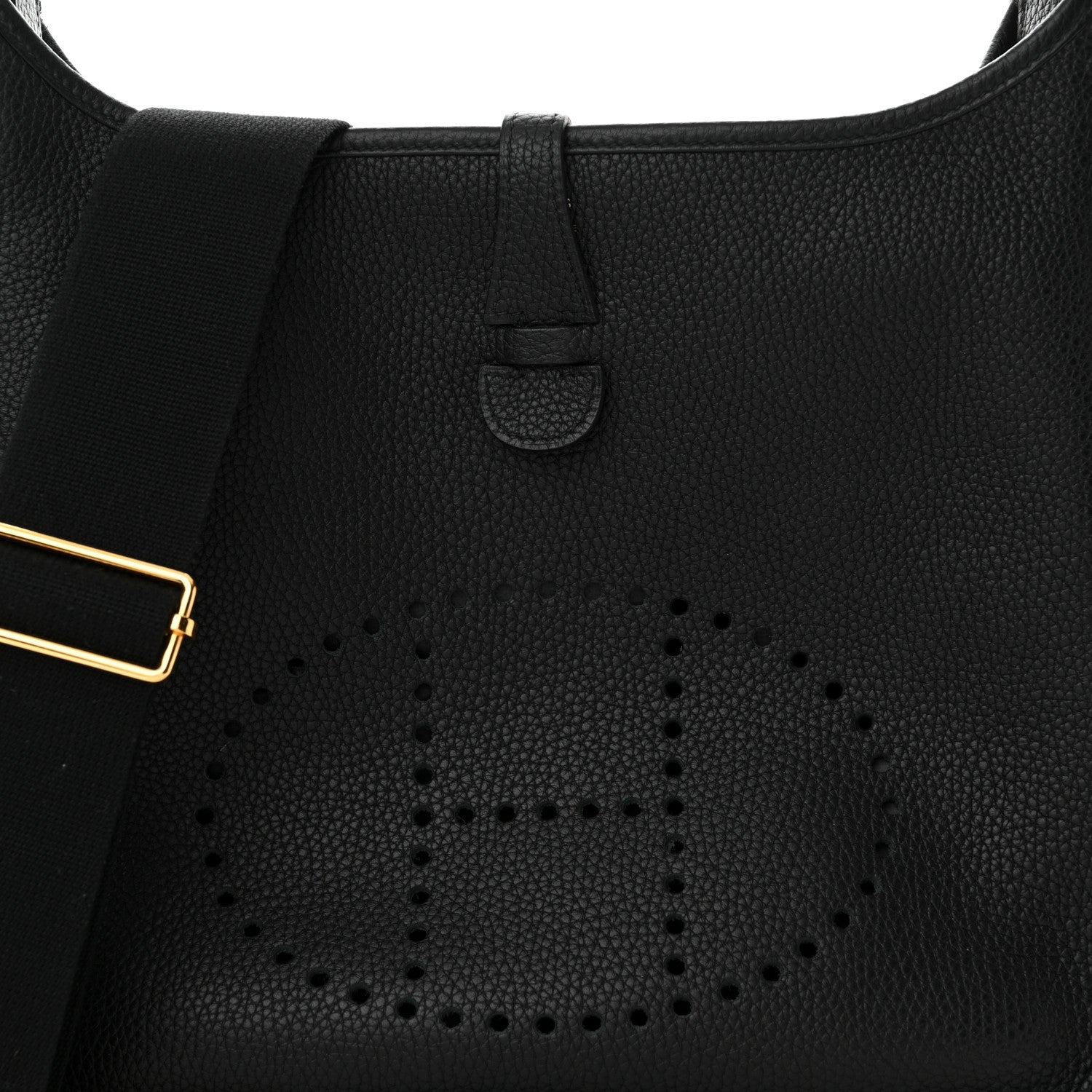 Hermes Taurillon Clemence Evelyne III PM Black 8 of 10