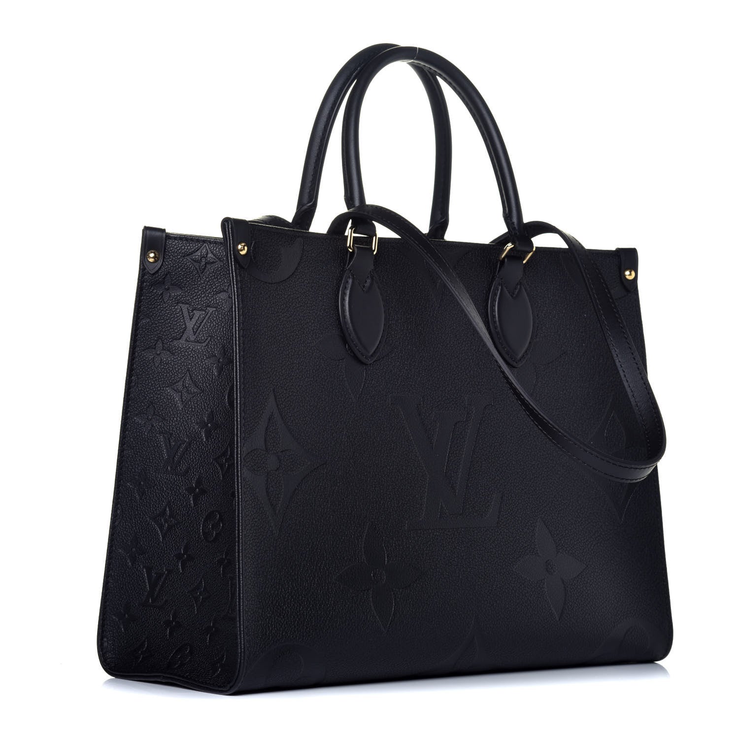 Louis Vuitton Empreinte Monogram Giant Onthego MM Black 4 of 10