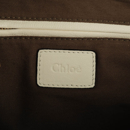 Chloe Calfskin Perforated Medium Marcie Animation Satchel Porcelain 6 of 8