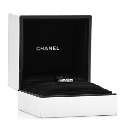 Chanel 18K White Gold Diamond Coco Crush Single Ear Cuff Earring 5 of 5