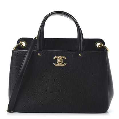 Chanel Caviar Small Shopping Tote Black 1 of 11