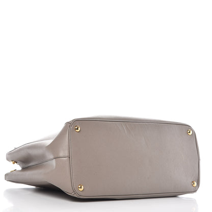 Prada Saffiano Lux Extra Large Galleria Double Zip Tote Argilla 4 of 14