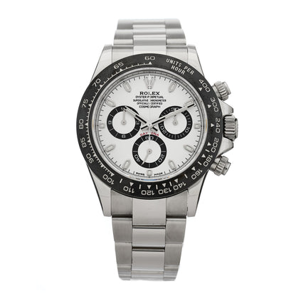 Rolex Stainless Steel 40mm Oyster Perpetual Cosmograph Daytona Panda Watch White 116500LN 1 of 4