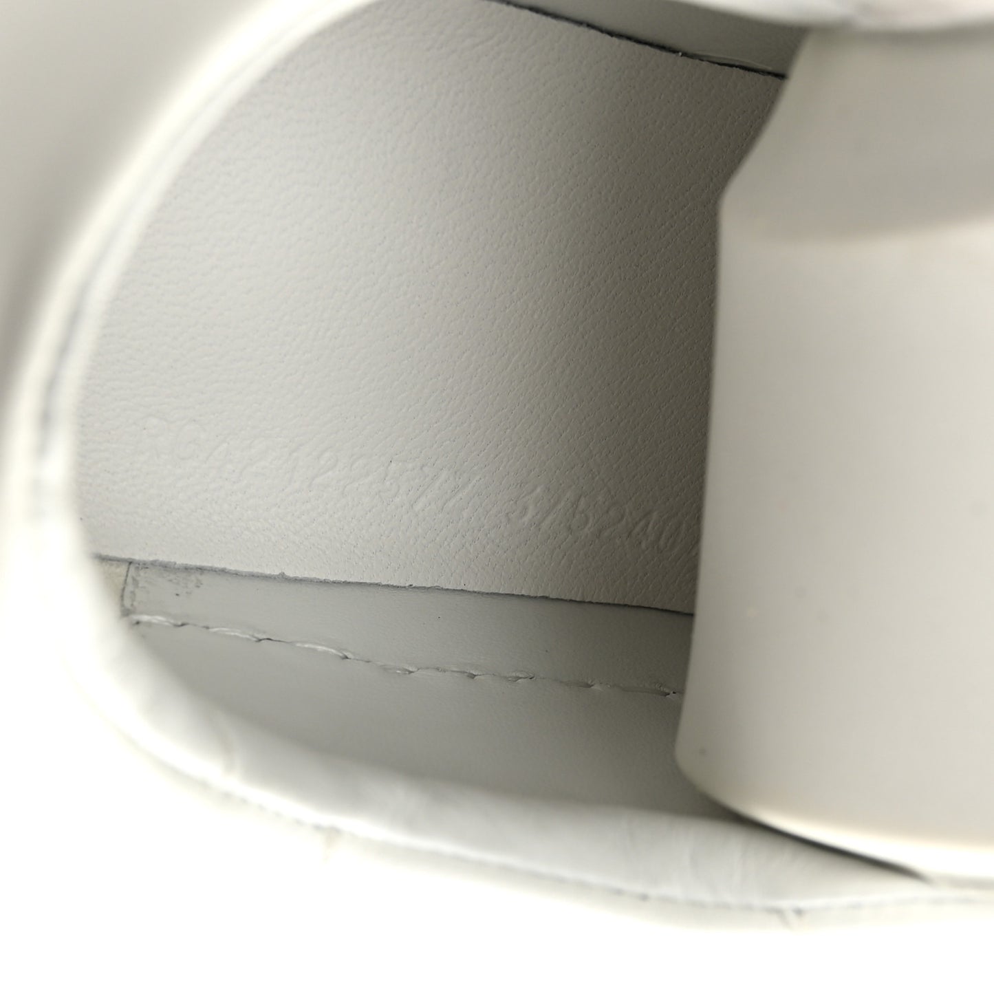 Calfskin Day Sneakers 37.5 White