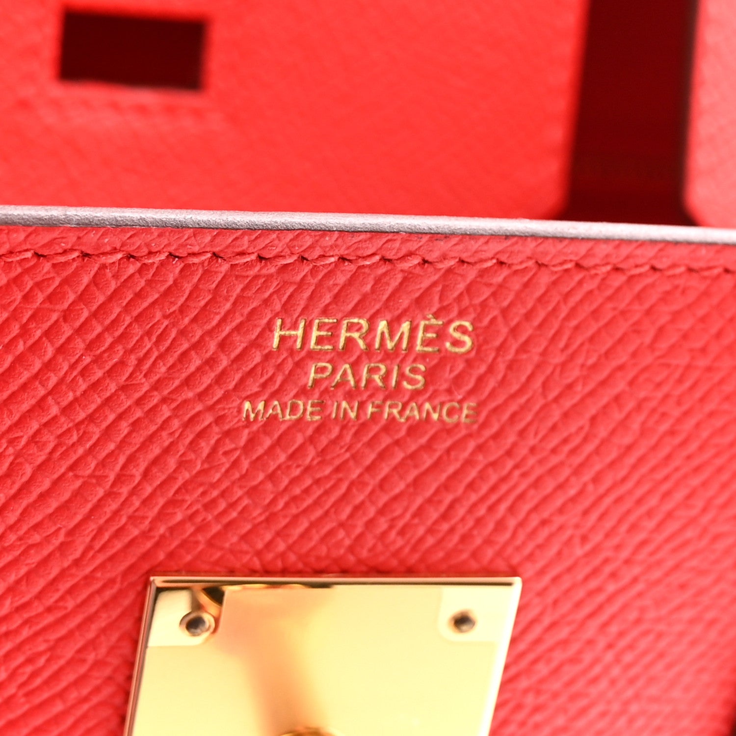 Hermes Epsom BIRKIN 30 Rouge de Coeur 6 of 10