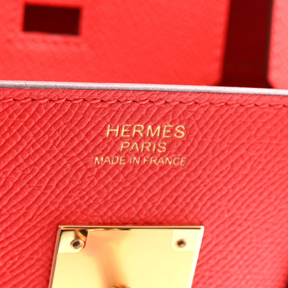 Hermes Epsom BIRKIN 30 Rouge de Coeur 6 of 10