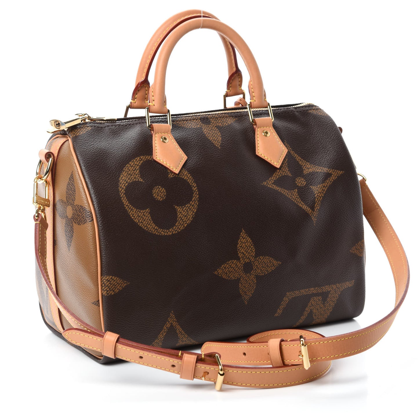 Reverse Monogram Giant Speedy Bandouliere 30