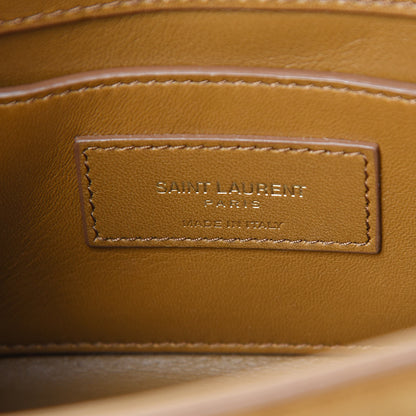 Saint Laurent Suede Small Classic Monogram Kate Tassel Satchel Light Ochre 6 of 13
