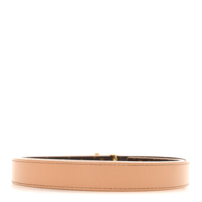 Louis Vuitton Calfskin Monogram 20mm LV Iconic Reversible Belt 75 30 Arizona Beige 4 of 7