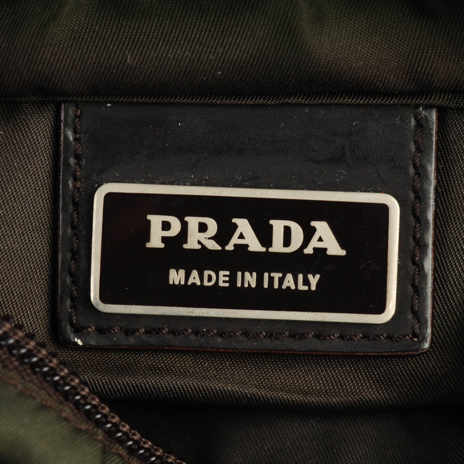 Prada Nylon Vela Flat Messenger Bag Brown 6 of 7
