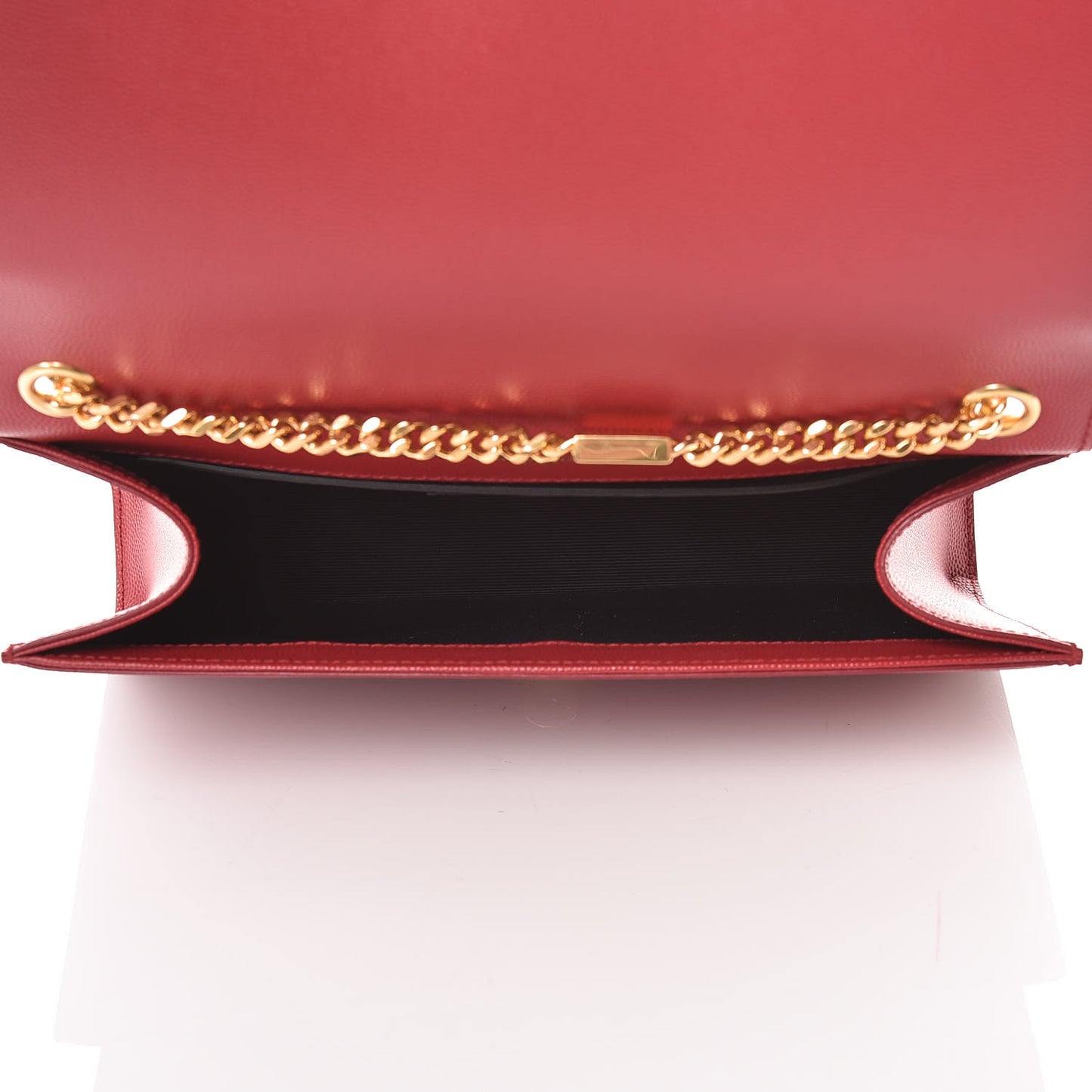 Grain De Poudre Medium Monogram Kate Satchel Red