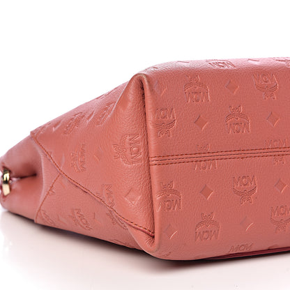 MCM Grained Calfskin Medium Klara Hobo Cocoa 8 of 15
