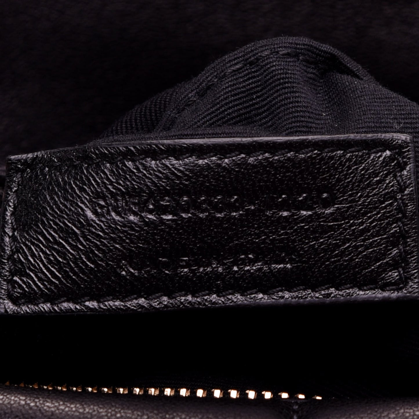 Lambskin Quilted Toy Loulou Puffer Monogram Chain Satchel Black