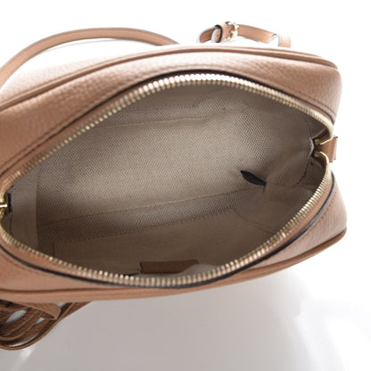 Gucci Pebbled Calfskin Small Soho Disco Bag Rose Beige 5 of 7