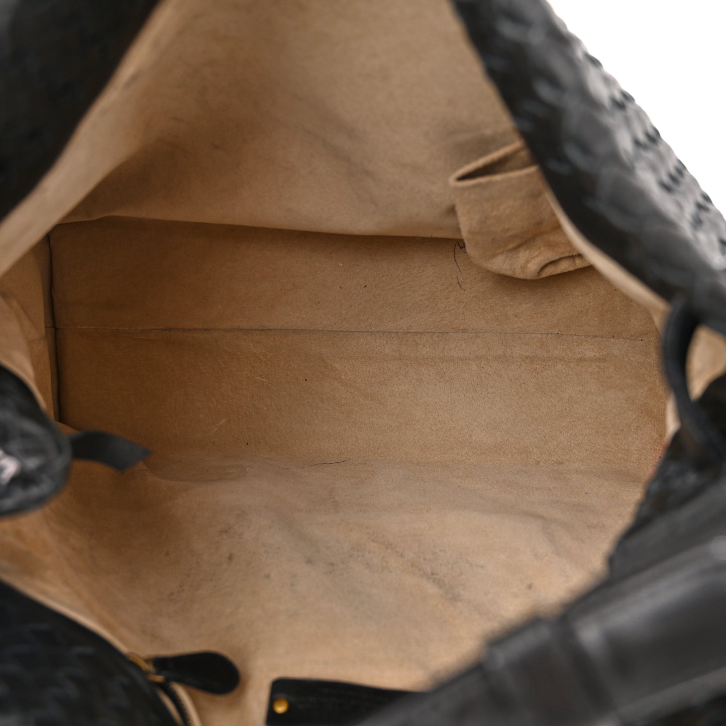 Nappa Intrecciato Medium Garda Bag Black