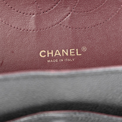 Chanel Caviar Quilted Jumbo Double Flap Black 6 of 17