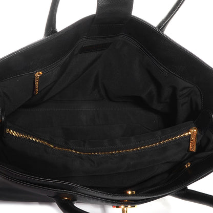Chanel Calfskin Cerf Executive Shopper Tote Black 5 of 7