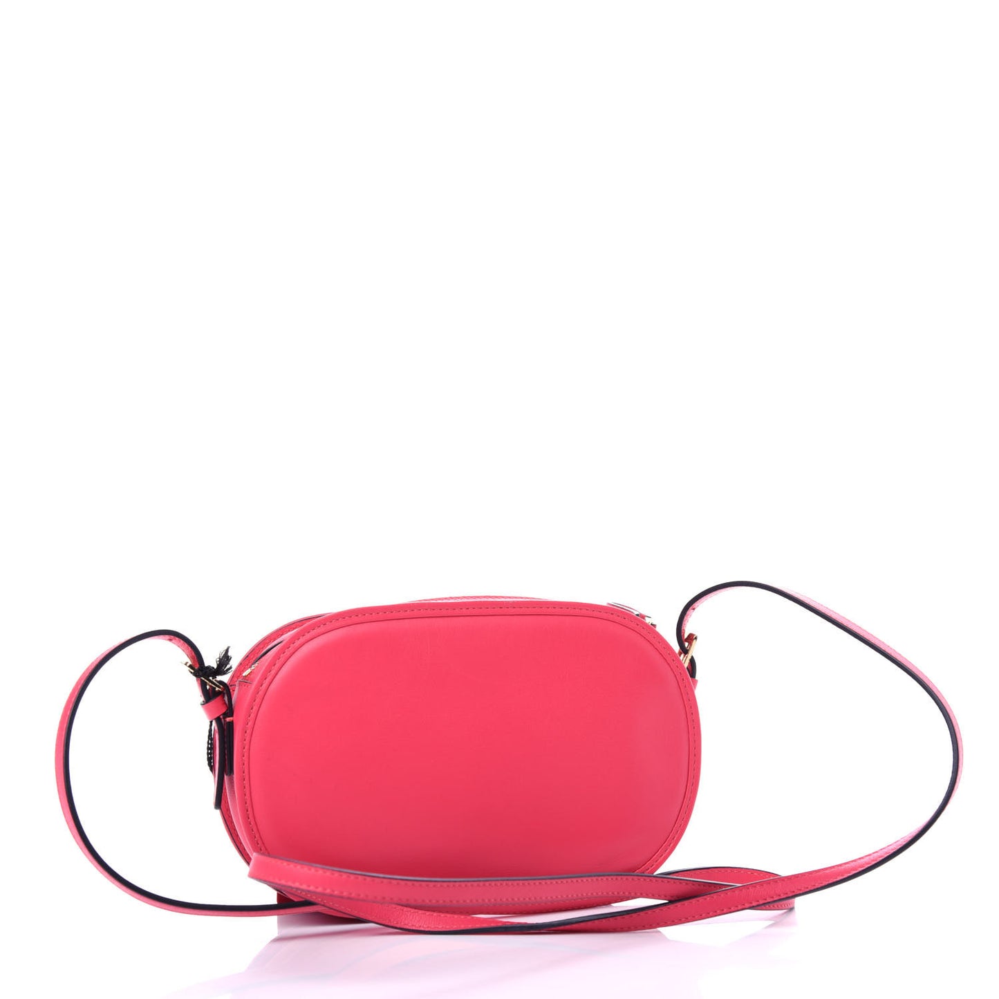 Calfskin Small Logo Go Crossbody Bag Pink