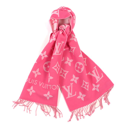 Louis Vuitton Wool Monogram LV Essential Scarf Rose Pop 1 of 3