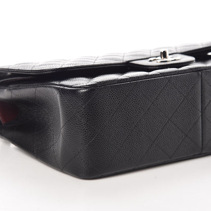 Chanel Caviar Quilted Jumbo Double Flap Black 5 of 9