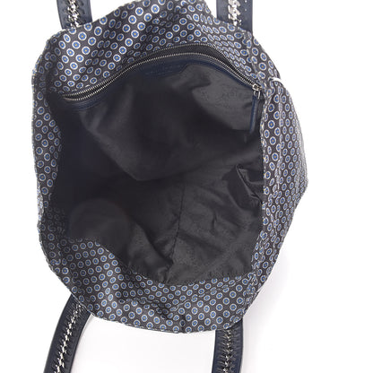 Stella McCartney Nylon Go Flower Print Falabella Tote Blue 5 of 9
