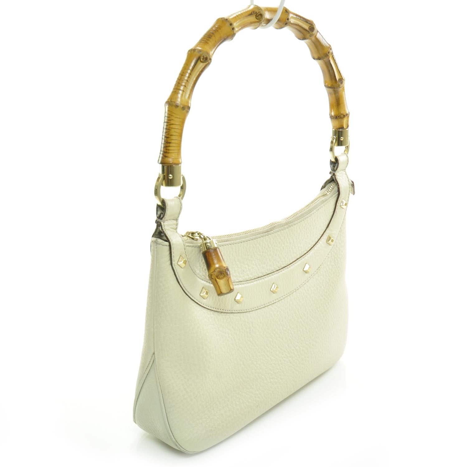 Gucci Leather Anita Bamboo Top Handle Bag 3 of 8