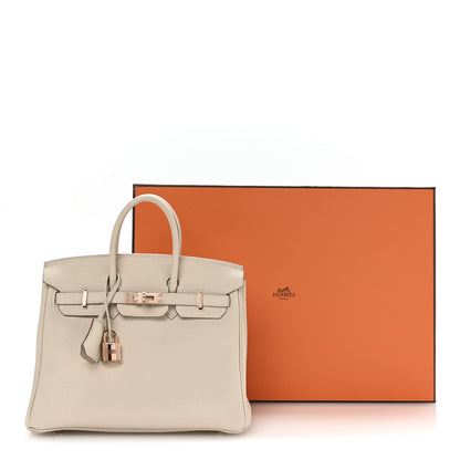 Hermes Togo Birkin 25 Craie 20 of 21