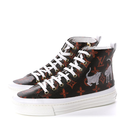 Louis Vuitton Catogram Stellar Sneaker Boots Marron 37.5 3 of 9