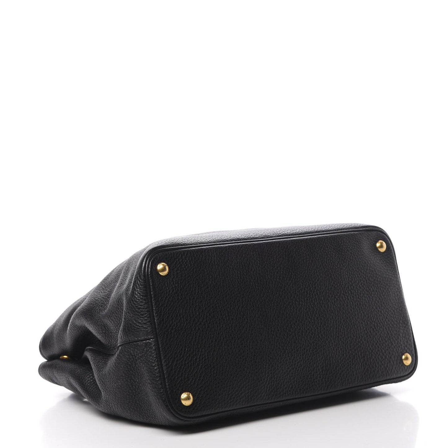 Vitello Daino Tote Black
