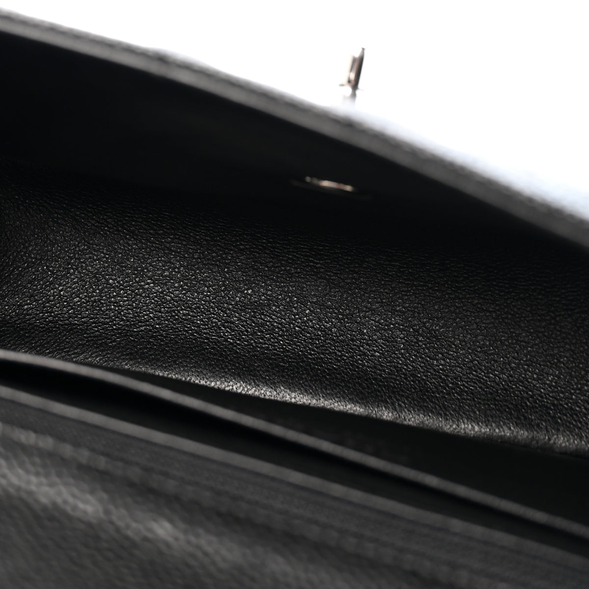 Caviar Quilted Mini Rectangular Flap Black