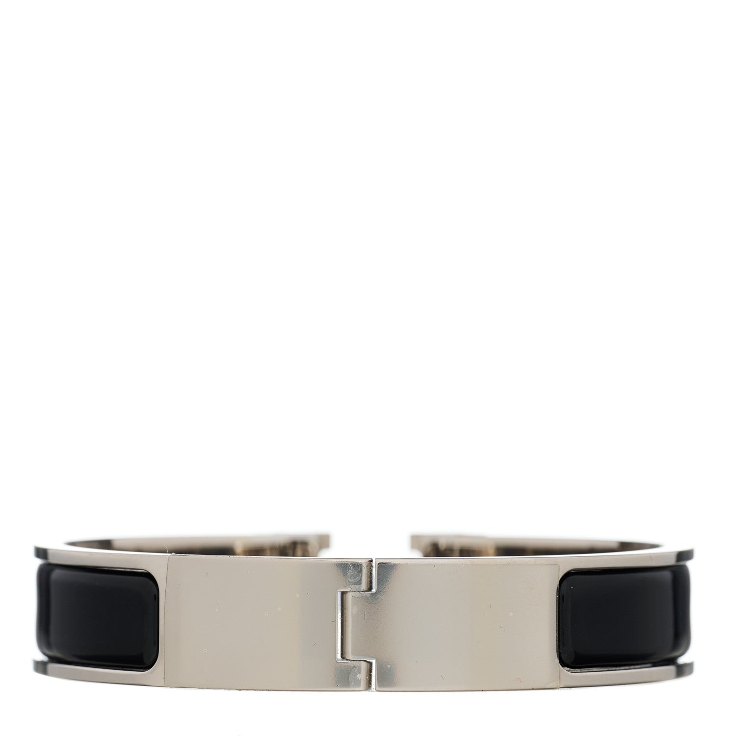 Hermes Enamel Narrow Clic Clac H Bracelet PM Black 2 of 3