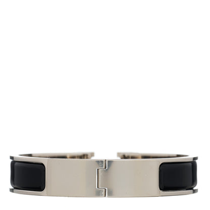 Hermes Enamel Narrow Clic Clac H Bracelet PM Black 2 of 3